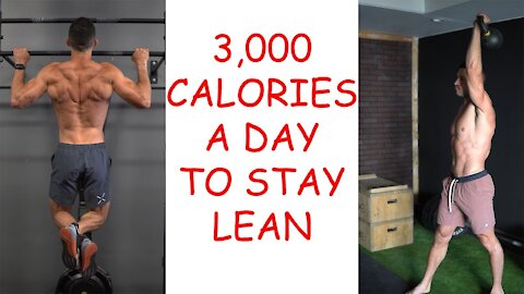 Functional Fitness Day of Eating 3,000 Calories a Day to Stay Lean