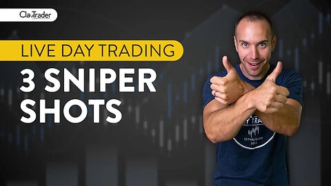 [LIVE] Day Trading | 3 Sniper Shots (back from vacation!)