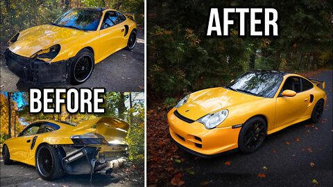 Totally TRANSFORMED my Junkyard Porsche 911 Turbo