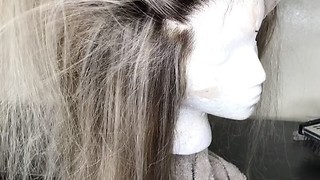 Hair Stylist Shows Off Some Incredible Wig Making Talent