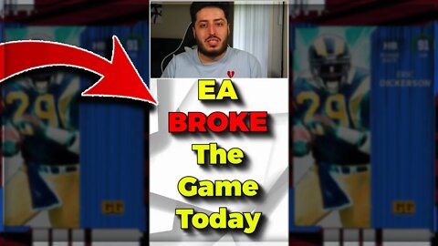 EA Broke The Game TODAY! | Madden 23 Ultimate Team Gridiron Guardians #shorts