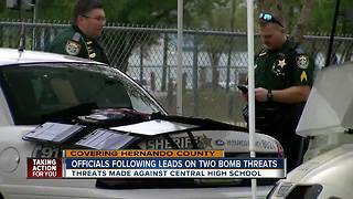 All clear given after second bomb threat in two days at Central High School in Hernando Co.