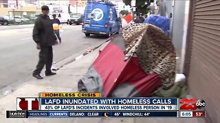 Homeless Crisis: LAFD inundated with homeless calls
