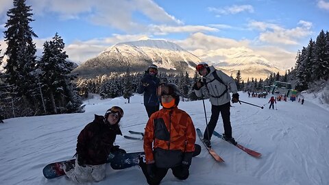 Alyeska Resort Third Day Ever Snowboarding in My Life