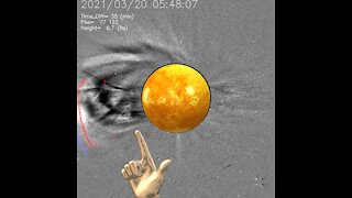 Large solar flare to hit Earth