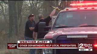 Firefighters from other counties help with wildfires