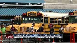 Pasco County changes some school start times