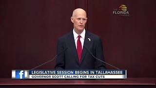 Governor Scott calls for tax and fee cuts during final State of the State speech