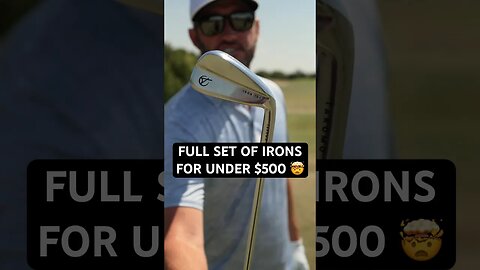 Full set of irons for under $500 🤯 #golf #golfclubs #takomogolf #shorts