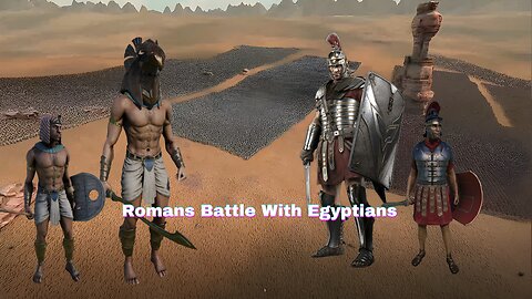 The Ultimate Battle Between Romans and Egyptians | Ultimate Epic Battle Simulator 2 | 4K | UHD | PC