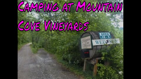 Camping at Mountain Cove Vineyards