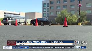 College students move into dorms at UNLV