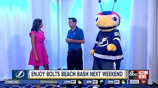 Bolts Beach Bash on Clearwater Beach, one week away