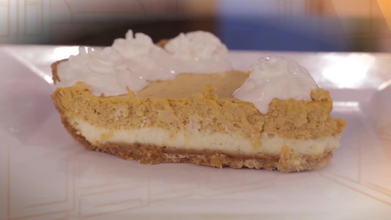 What's for Dinner? - Double Layer Pumpkin Cheesecake