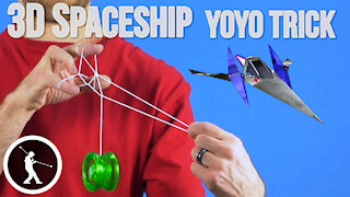 3D Spaceship Yoyo Trick - Learn How