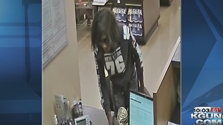 Police looking for wigged armed robbery suspect