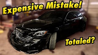 Repairing a Wrecked Mercedes S550 For a Subscriber! It's Worse than we thought!