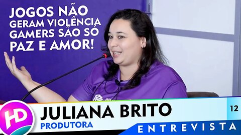 Entrevista com Juliana Brito, Brasília Game Festival nos estúdios do @GameJamPlus