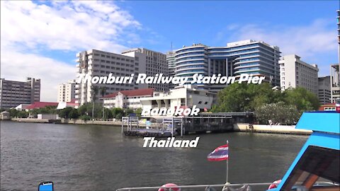 Thonburi Railway Station Pier in Bangkok, Thailand