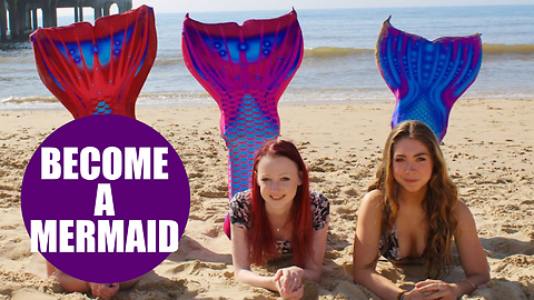 Sea lovers can BECOME MERMAIDS thanks to a beach babe