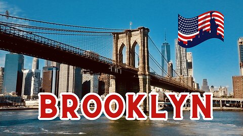 Brooklyn, New York, USA 🇺🇸 _ 4K Drone Footage