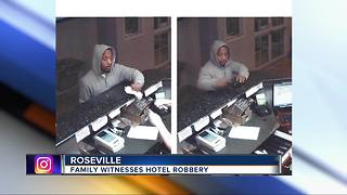 Police looking for man who robbed hotel at gunpoint in Roseville