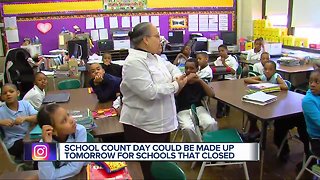 School count day could be made up tomorrow for schools that closed