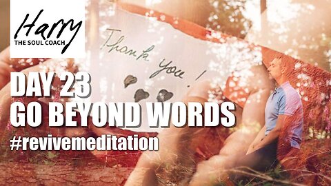 Go Beyond Words - A thought provoking teaching