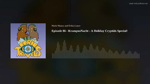 Episode 86 - KrampusNacht - A Holiday Cryptids Special!