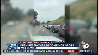 Lake Miramar becomes hot spot