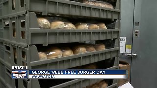 Thursday is Free Burger Day at George Webb Restaurants