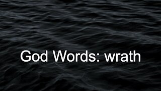 God words: wrath
