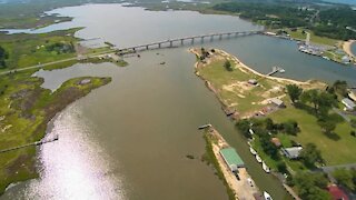 Deal Island and Wenona, Maryland (Aerial)