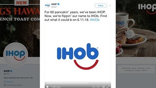 Is IHOP getting rid of pancakes? Changing name to 'IHOb'