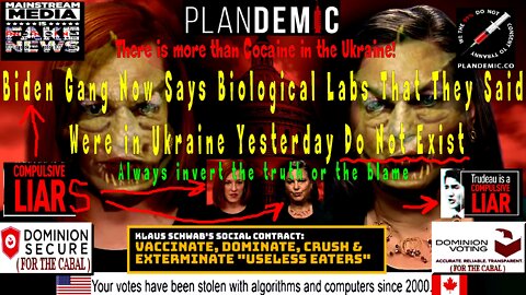 Biden Gang Now Says Biological Labs That They Said Were in Ukraine Yesterday Do Not Exist