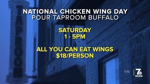 Buffalo Taproom celebrating National Chicken Wing Day with 'all you can eat wings'