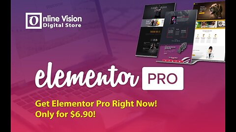 Buy Elementor Pro Only For $6.90 | Elementor Pro WordPress Page Builder | Original License Key
