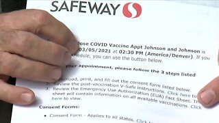 Safeway turns away hundreds of people scheduled for a vaccine