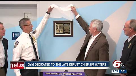 Gym at Indianapolis police southwest district dedicated to legacy of deputy chief