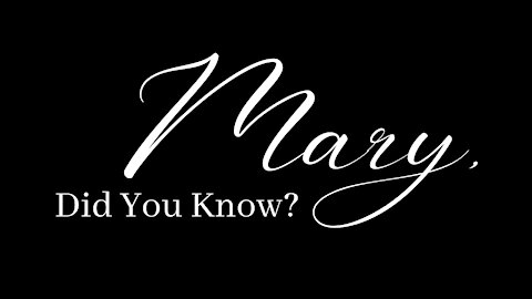 Lily Topolski - Mary, Did You Know? (Official Music Video)