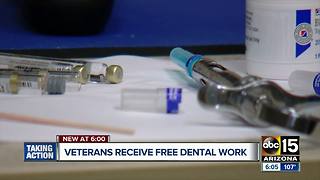 Veterans receive free dental work around the Valley