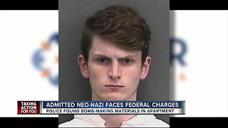 Admitted Neo-Nazi faces federal charges