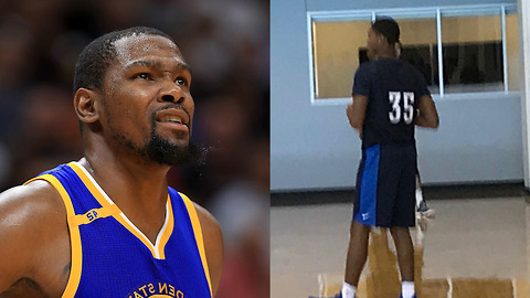 OKC Thunder TROLLS Kevin Durant with #35 Jersey