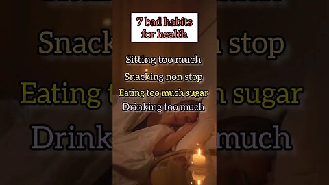 7 habits that are bad for your health#shorts#pullupyoshorts#health#trending#shortswithmotso