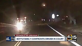 Family of hit-and-run victim confronts driver in court