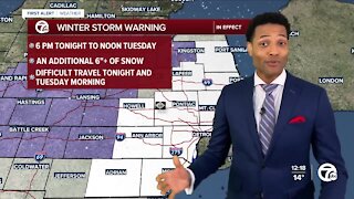 Winter storm warning in effect for Metro Detroit