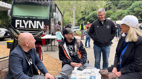 General Michael Flynn, Michael Flynn Jr. & Ivan Raiklin with Lori Mills