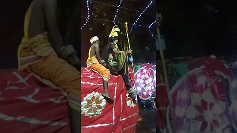 Goddess Maha Kali riding an Elephant.