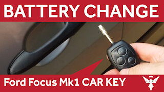 Car Key Battery Replacement – Ford Focus Mk1 / LR