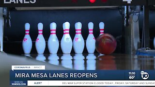 Mira Mesa Lanes reopens